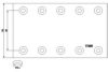 BPW 0309229650 Brake Lining Kit, drum brake